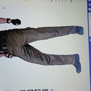 Free Soldier Moss Green Cargo Tactical Pants Water resist Relax Fit 36x30 NEW…